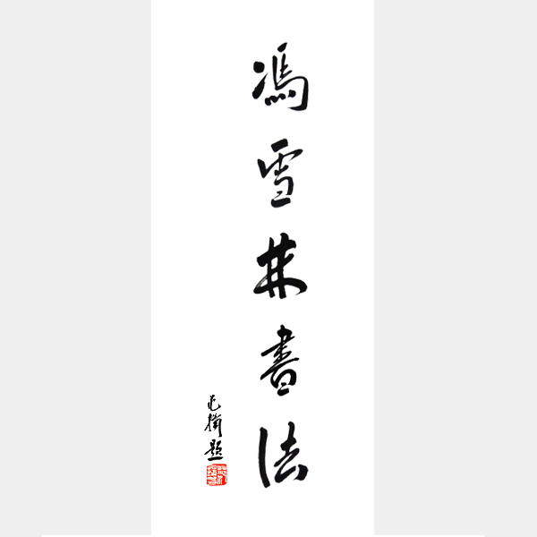 中國國家畫院國畫院副院長、南京書畫院院長范揚(yáng)為馮雪林先生題詞